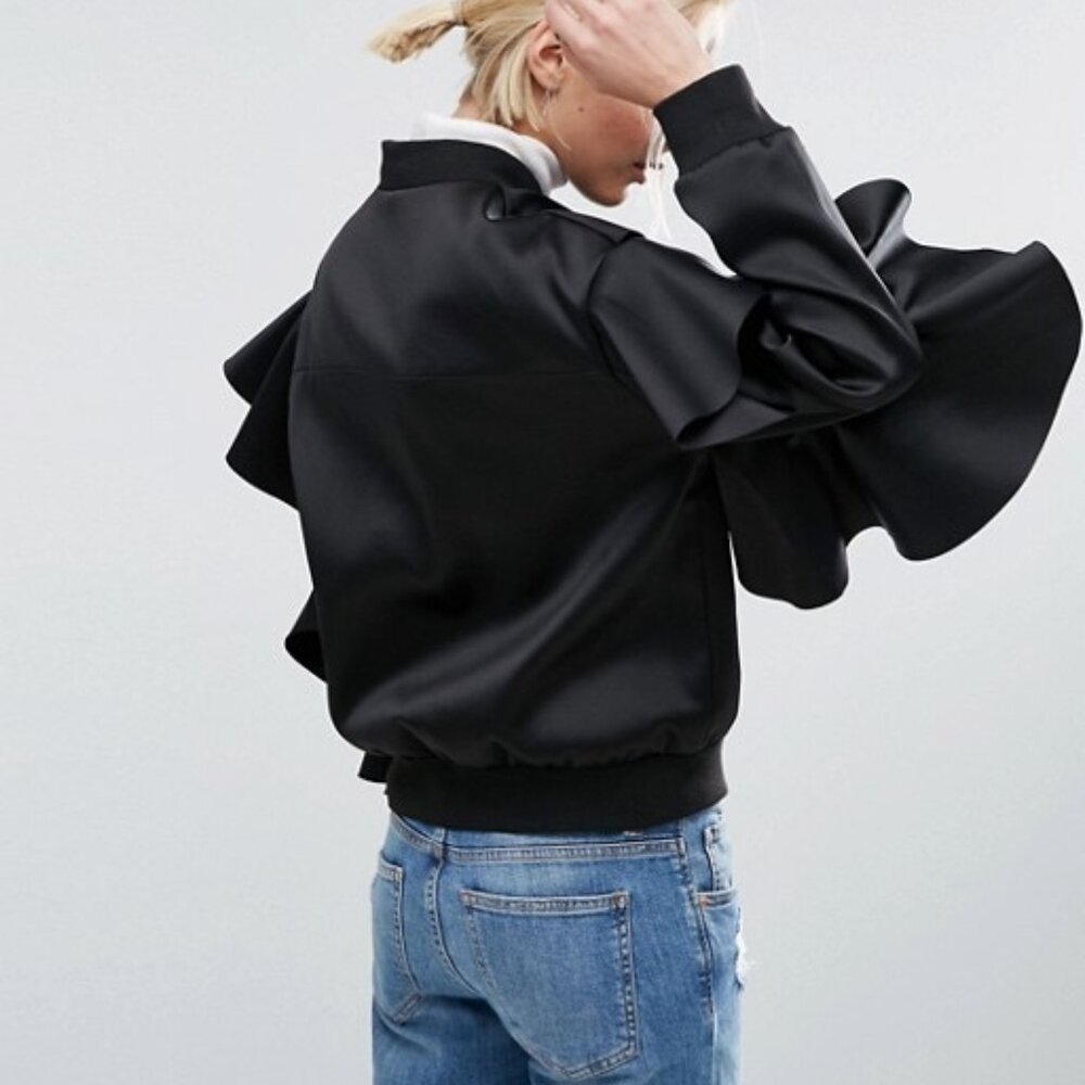 ASOS Chic Bomber Jacket - Picture 3 of 10